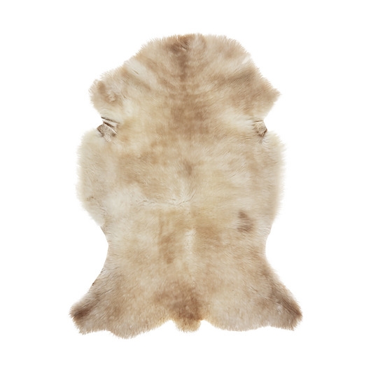 Image of Pakamera Skóra owcza naturalna Muflon B dywan naturalny 100-120cm narzuta