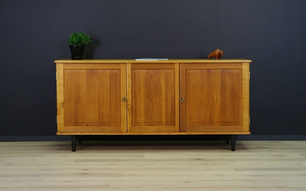 Image of Sideboard dębowy, duński design, lata 60, produkcja: Dania