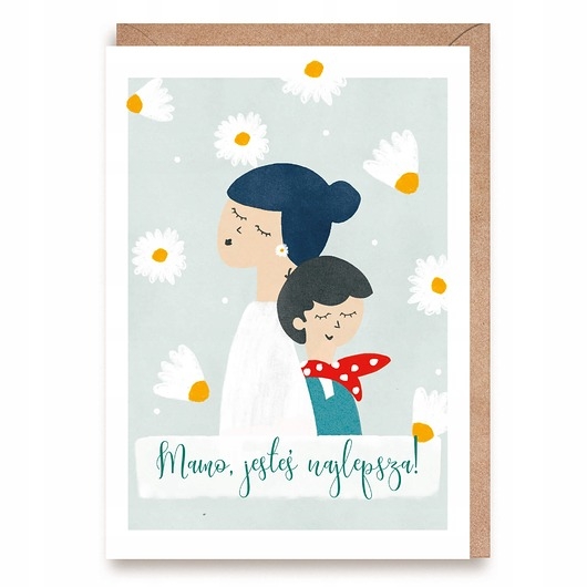 Image of Pakamera Kartka na Dzień Mamy - Mamo, jesteś najlepsza