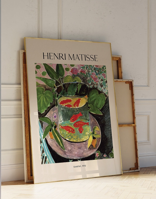 Image of Plakat Reprodukcja Henri Matisse - Złote Rybki (Goldfish)