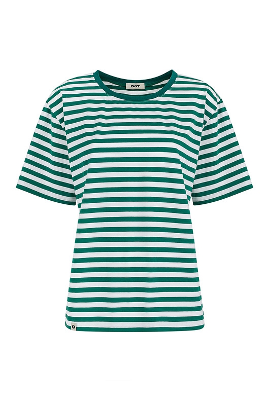 Image of T-shirt Oversize STRIPES FOREST