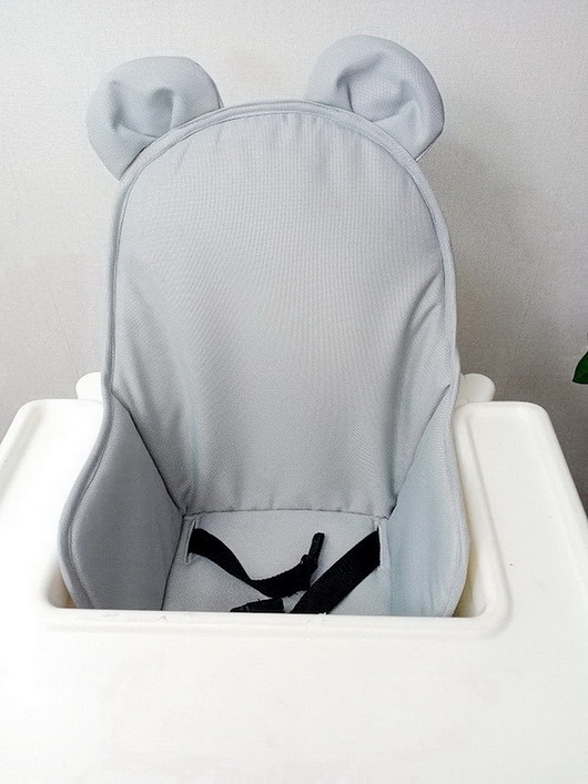Image of Pakamera Wkładka do krzesełka Ikea Antilop - z uszkami, miś