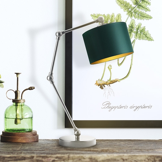 Image of Pakamera Designerska lampka biurkowa z regulacją ASMARA GOLD