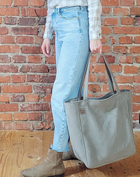 Image of Pakamera Lazy bag Bukka beżowa nubuk vegan
