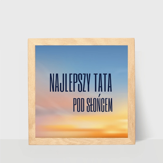 Image of Pakamera Plakat dla taty, prezent na Dzień Ojca 20x20