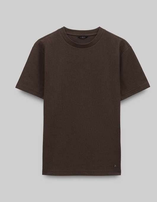 Image of Pakamera T-shirt jacurso brąz