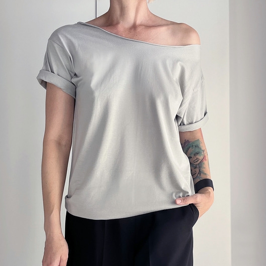 Image of Pakamera Cyna Oversize Bez Nadruku