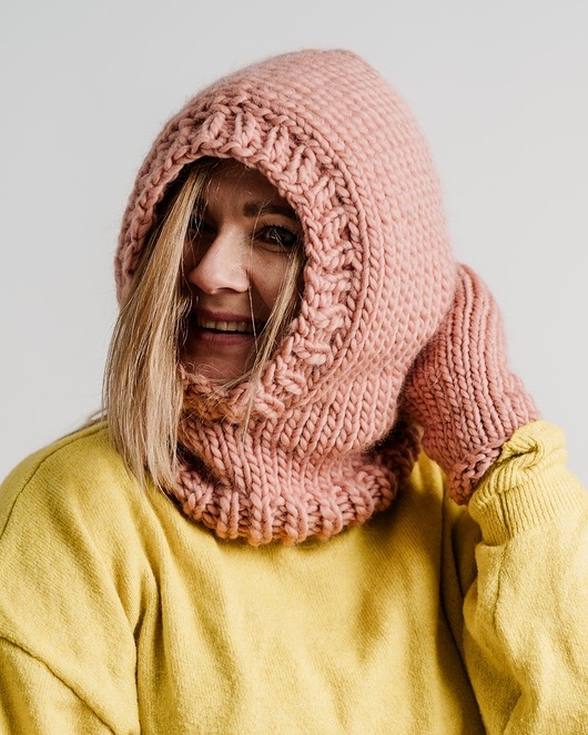 Image of Balaclava wełniana czapka kominiarka z wełny peruwiańskiej WOOLY