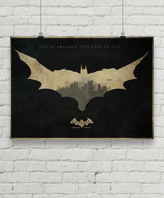 Image of Batman: Arkham Knight - plakat fine art