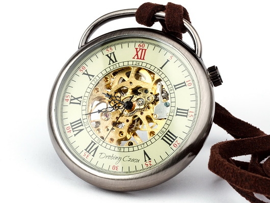 Image of Podróżnik w Czasie II (black) zegarek na szyję
