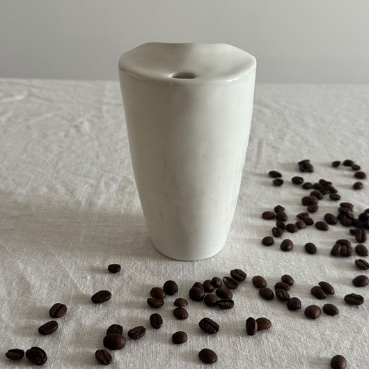 Image of Pakamera Porcelanowy kubek do kawy na wynos 375ml
