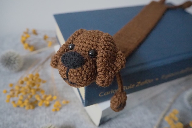 Image of Pakamera Zakładka do Książki Czekoladowy Labrador