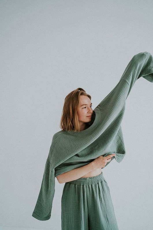 Image of Pakamera Longsleeve Lekko 2, szałwia