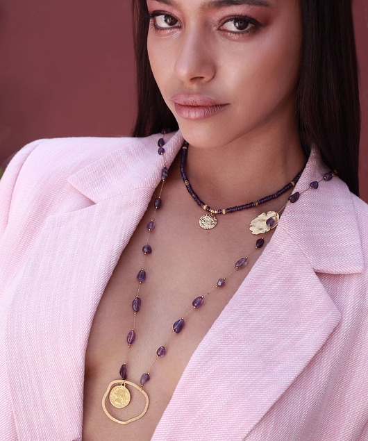 Image of Pakamera Ametysty vol. 13 choker /19.05.25/ - Szlachetna kolekcja