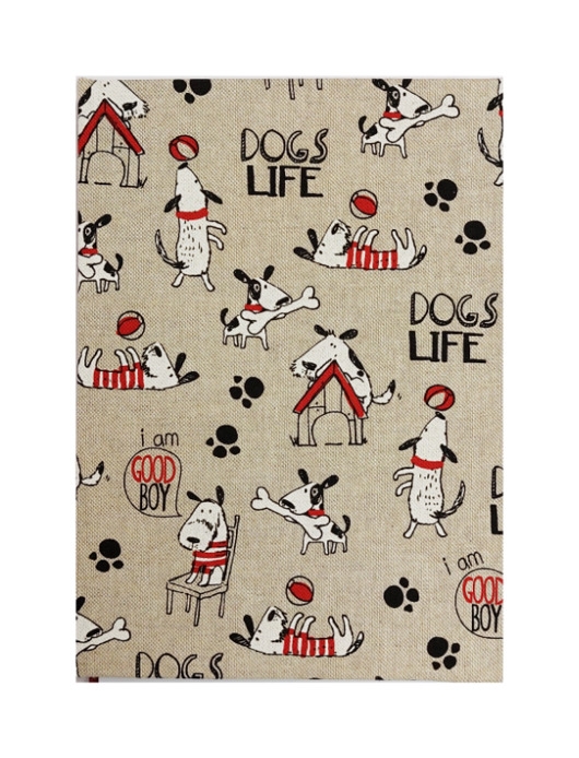 Image of Notes Life Dogs 24x17 cm 160 stron ecru