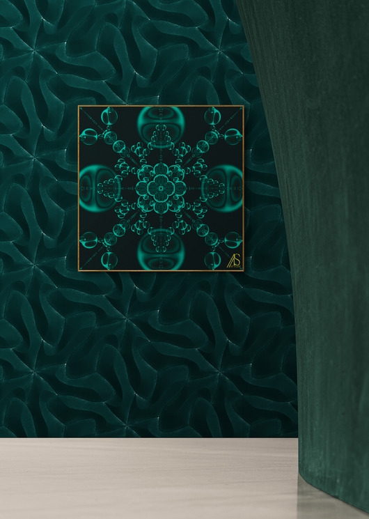 Image of Pakamera Bubble lace 10, autorski graficzny obraz