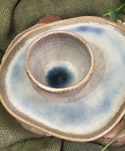 Image of Pakamera Ceramiczny talerz z czarką