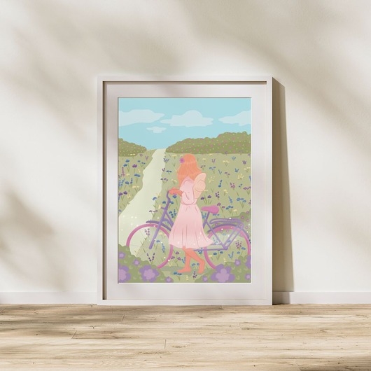 Image of Pakamera Plakat Spring bike