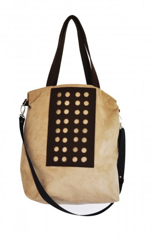 Image of Pakamera Torba hobo XXL - beż - brąz