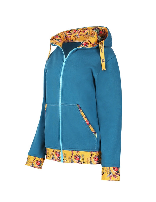 Image of Pakamera Bluza rozpinana Szmaragd z echnea unisex