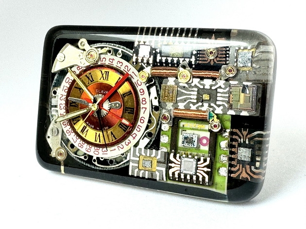 Image of Pakamera Broszka - Lost In Time V - 3D - unikat