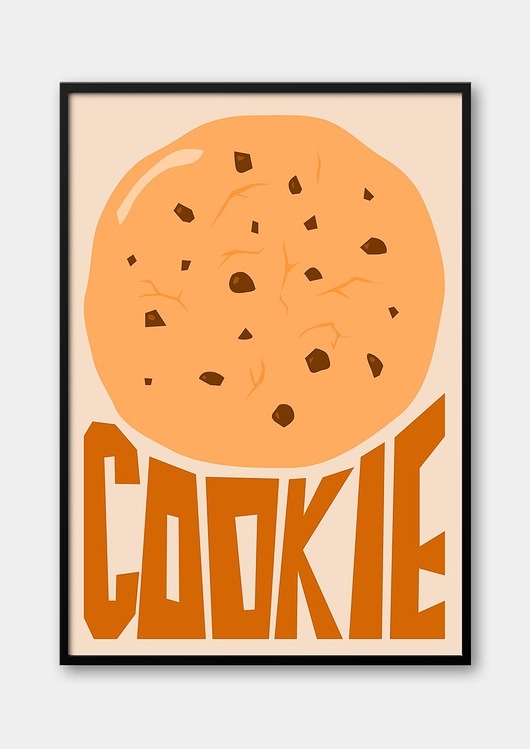 Image of Plakat Cookie - Ciastko