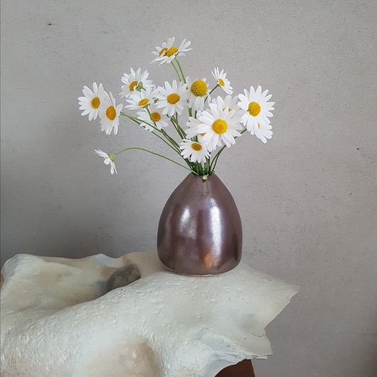 Image of Pakamera Wazonik brązowo srebrny