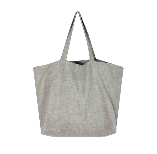 Image of Pakamera Duża torba lniana, torba na zakupy, shopper, torebka