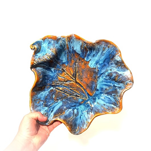 Image of Pakamera Duża patera ceramiczna na owoce.