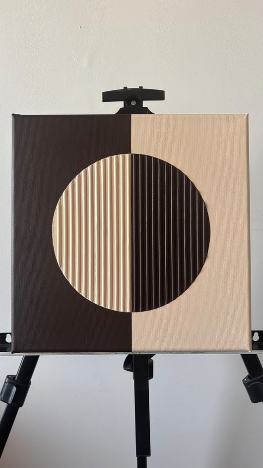 Image of Pakamera Obraz strukturalny Circle no.5B