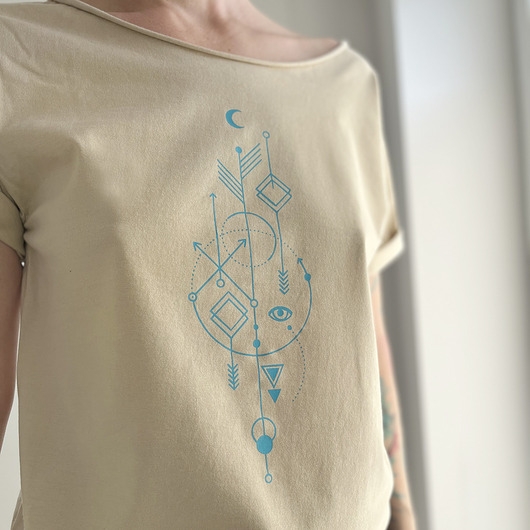 Image of Pakamera Turkusowy alchemik Piasek pustyni Oversize