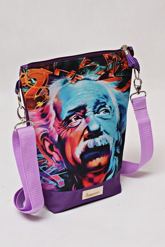 Image of Pakamera Torebka listonoszka damska torba mała torebka przez ramię Einstein