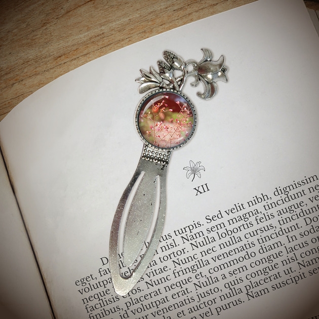 Image of Pakamera Zakładka do książki - Lato, kwiaty - lilia
