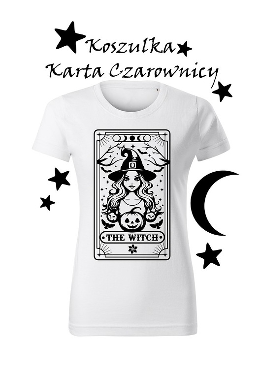 Image of Wiedźma Koszulka T-shirt Karta Czarownicy