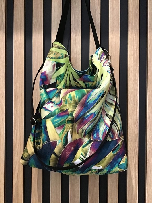 Image of Torba hobo XL - print monstera