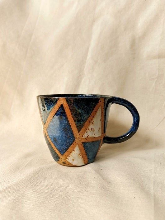 Image of Pakamera Kubek geometryczny - 320 ml