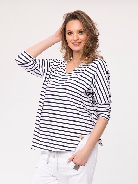 Image of Pakamera Bluzka damska w paski Helen Look 124P