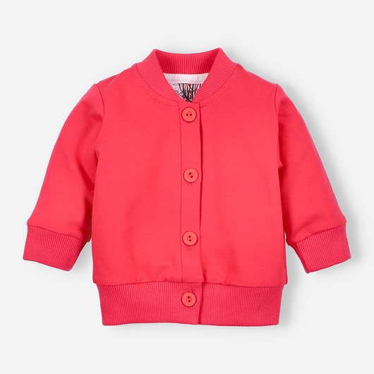 Image of Bluza dresowa KOLOROWY LAS z bawełny organicznej dla dziewczynki