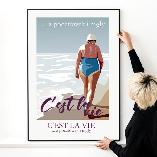 Image of Pakamera Plakat C'est la vie
