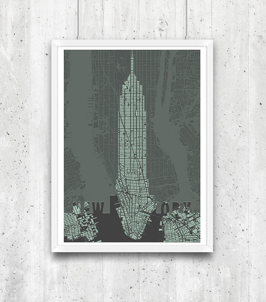 Image of Plakat Nowy Jork - Empire State Building