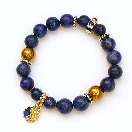 Image of Pakamera UNIKAT Lapis lazuli hematyt - Jedność, porozumienie i odwaga