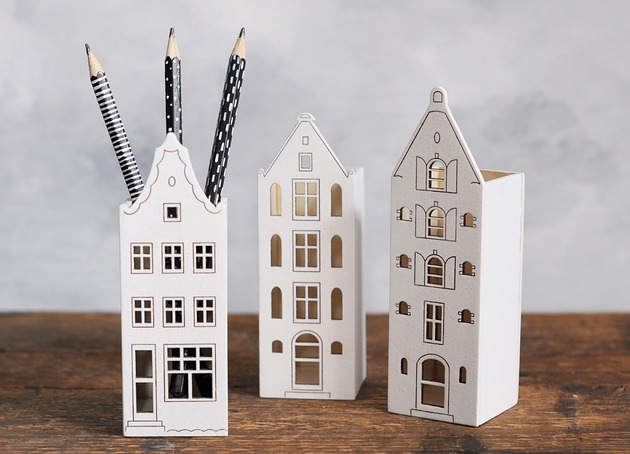 Image of Pakamera 1 szt pojemnik na kredki DOMEK AMSTERDAM