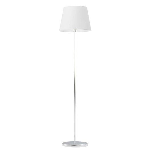 Image of Minimalistyczna lampa podłogowa do salonu VASTO z tkaninowym abażurem