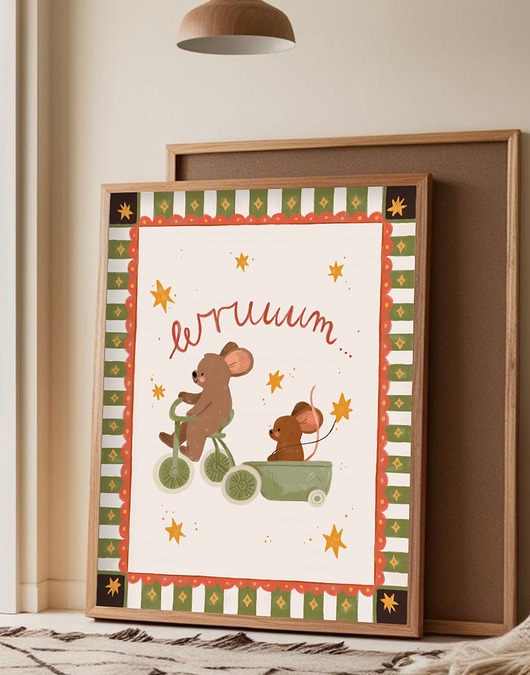 Image of Pakamera Plakat ilustracja Wruuum