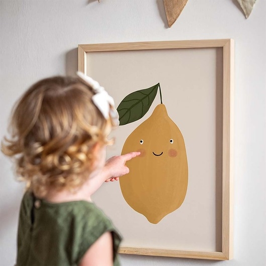 Image of Pakamera Plakat Kwaśna cytrynka - Plakaty Na Ścianę Dla Dzieci