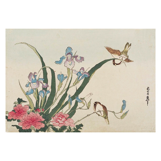 Image of Pakamera Kartka Premium - Hokusai Ptaki II