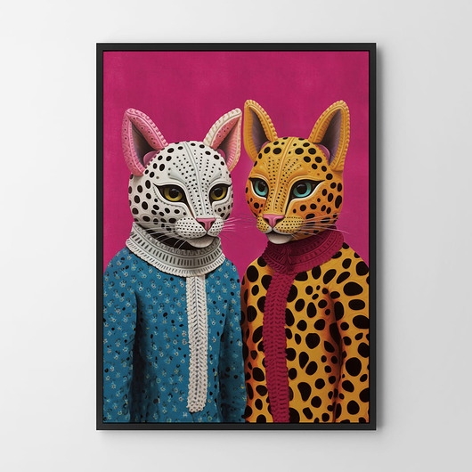Image of Pakamera Koty - plakat/ilustracja
