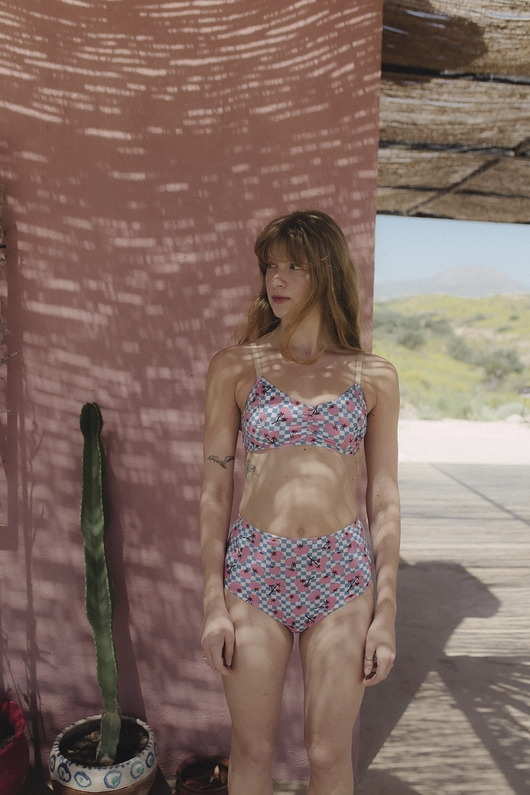 Image of Pakamera Bralette tomate light blue