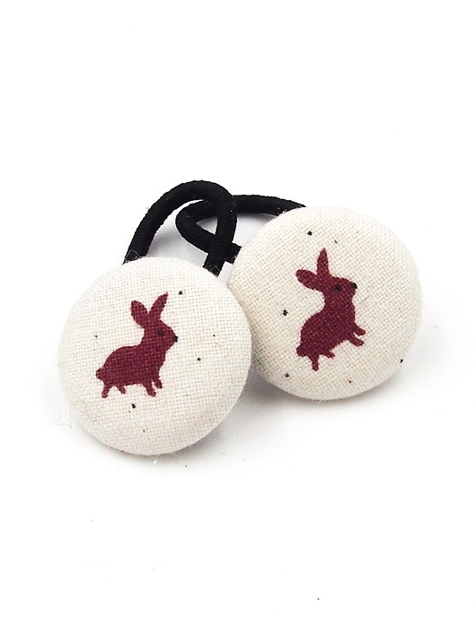 Image of Pakamera Gumeczki do włosów Baby Animals Królik