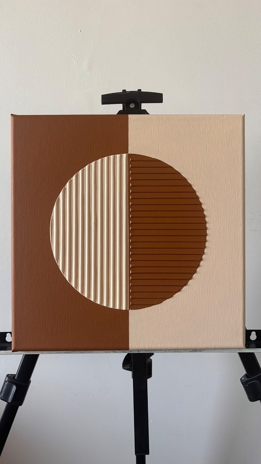 Image of Pakamera Obraz strukturalny Circle no.3B